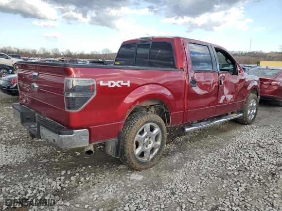 2013 Ford F-150 XL with VIN 1FTFW1EF4DKG17990, listed as a Copart auction lot 48213055 with 140,130 mi miles and Salvage Title. Bid and sale history available at carsss.com. Image 3.