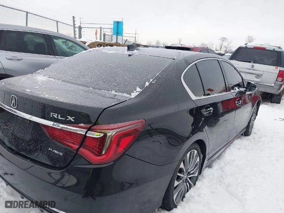 2018 Acura RLX w/Technology Pkg with VIN JH4KC1F53JC001103, listed as a IAAI auction lot 41285641 with 163,850 mi miles. Bid and sale history available at carsss.com. Image 4.