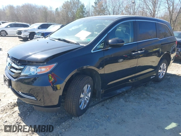 2016 Honda Odyssey EX-L with VIN 5FNRL5H61GB109793, listed as a IAAI auction lot 41827638 with 78,531 mi miles and . Bid and sale history available at DreamBid. Image 17.