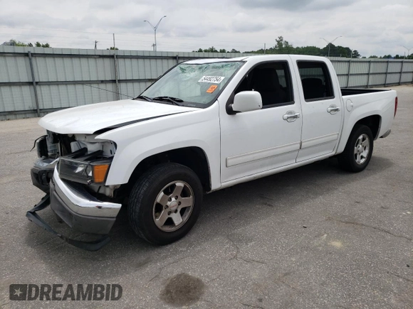 2012 GMC Canyon SLE1 with VIN 1GTD5MFE3C8108163, listed as a Copart auction lot 54492754 with 155,689 mi miles and Salvage Title. Bid and sale history available at carsss.com. Image 1.
