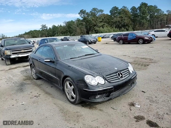 2004 Mercedes-Benz CLK-Class 5.0L with VIN WDBTJ75J54F091191, listed as a Copart auction lot 82981414 with 101,284 mi miles and Salvage Title. Bid and sale history available at carsss.com. Image 10.