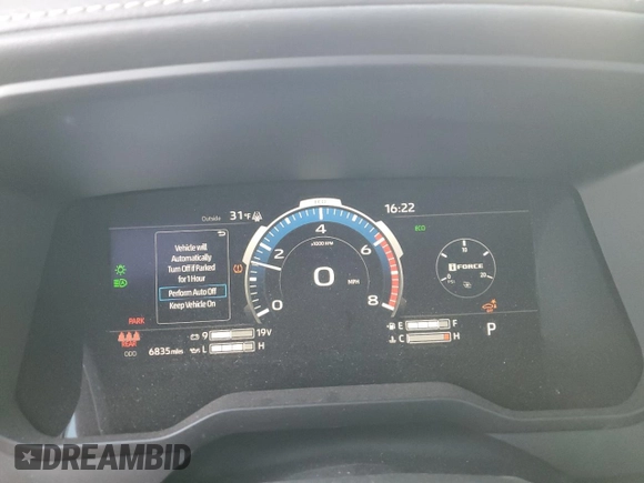 2024 Toyota Tundra 1794 Edition with VIN 5TFMA5DB4RX229874, listed as a Copart auction lot 41369945 with 6,835 mi miles and Salvage title. Bid and sale history available at DreamBid. Image 9.