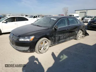 2014 Volkswagen Passat SE with VIN 1VWBN7A35EC118947, listed as a Copart auction lot 48786935 with 91,913 mi miles and Salvage title. Bid and sale history available at DreamBid. Image 1.