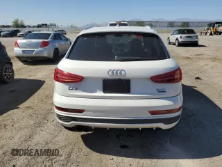 2016 Audi Q3 Prestige with VIN WA1GFCFS5GR004116, listed as a Copart auction lot 57690675 with 122,081 mi miles and Salvage title. Bid and sale history available at DreamBid. Image 6.