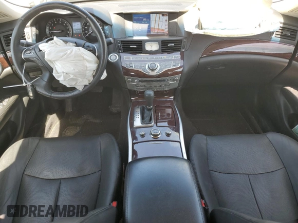 2017 Infiniti Q70 3.7 with VIN JN1BY1PR5HM210645, listed as a Copart auction lot 56575155 with 57,580 mi miles and Salvage title. Bid and sale history available at DreamBid. Image 8.
