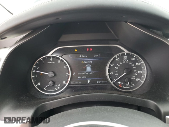 2020 Nissan Murano Platinum with VIN 5N1AZ2DS0LN103889, listed as a Copart auction lot 59628135 with 49,725 mi miles and Salvage title. Bid and sale history available at DreamBid. Image 9.