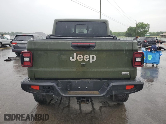 2022 Jeep Gladiator High Altitude with VIN 1C6HJTFG3NL175555, listed as a Copart auction lot 53059995 with 23,014 mi miles and Salvage title. Bid and sale history available at DreamBid. Image 6.