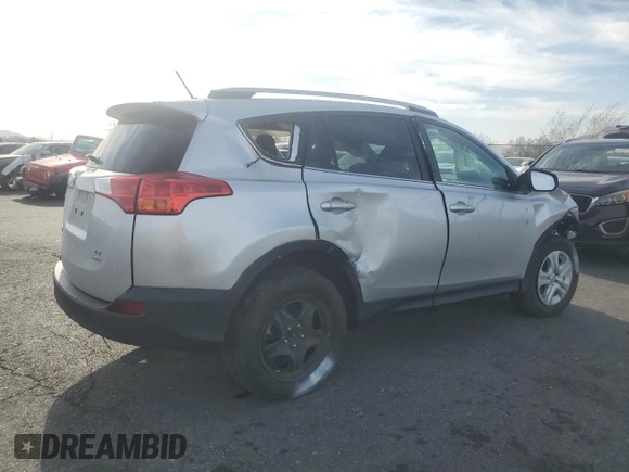 2015 Toyota RAV4 LE with VIN 2T3BFREV7FW306701, listed as a Copart auction lot 52756725 with 77,626 mi miles and Salvage Title. Bid and sale history available at carsss.com. Image 3.