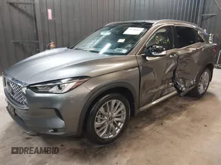 2024 Infiniti QX50 Luxe with VIN 3PCAJ5BB9RF109777, listed as a IAAI auction lot 42548162 with 16,661 mi miles and . Bid and sale history available at DreamBid. Image 17.