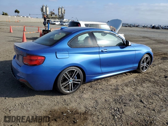 2018 BMW 2 Series M240i with VIN WBA2J5C50JVC07096, listed as a Copart auction lot 53274474 with 67,976 mi miles. Bid and sale history available at carsss.com. Image 3.