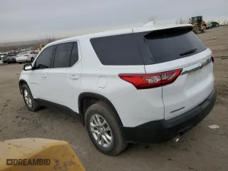 2021 Chevrolet Traverse LS with VIN 1GNEVFKW7MJ136581, listed as a Copart auction lot 84253424 with 65,503 mi miles and Salvage Title. Bid and sale history available at carsss.com. Image 2.