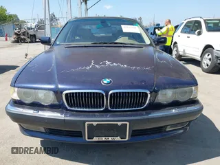 2001 BMW 7 Series 740iL with VIN WBAGH83451DP33964, listed as a IAAI auction lot 42223541 with 192,111 mi miles and . Bid and sale history available at DreamBid. Image 6.
