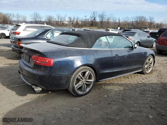 2011 Audi S5 Premium Plus with VIN WAUCGAFH7BN008756, listed as a Copart auction lot 81488694 with 81462 miles and Clean Title. Bid and sale history available at carsss.com. Image 3.