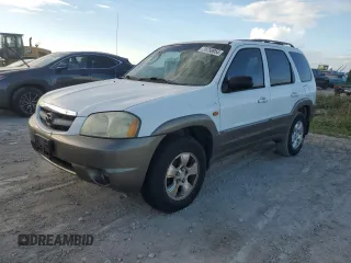 2002 Mazda Tribute LX with VIN 4F2YU09182KM09244, listed as a Copart auction lot 76758954 with Not Provided miles and Non Repairable. Bid and sale history available at carsss.com. Image 1.