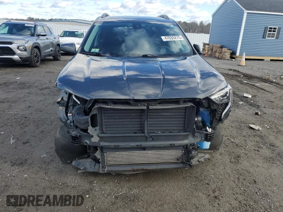 2020 GMC Terrain SLE with VIN 3GKALTEV0LL195174, listed as a Copart auction lot 47035275 with 57,105 mi miles and Salvage Title. Bid and sale history available at carsss.com. Image 5.