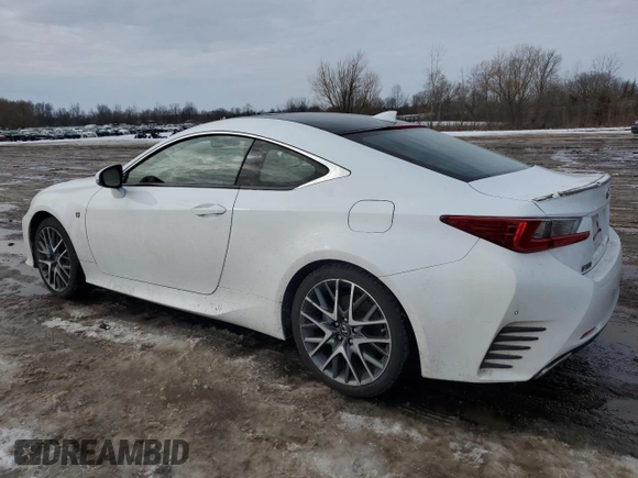 2017 Lexus RC 350 with VIN JTHSE5BC1H5007504, listed as a Copart auction lot 46390685 with 98,959 mi miles and Salvage title. Bid and sale history available at DreamBid. Image 2.