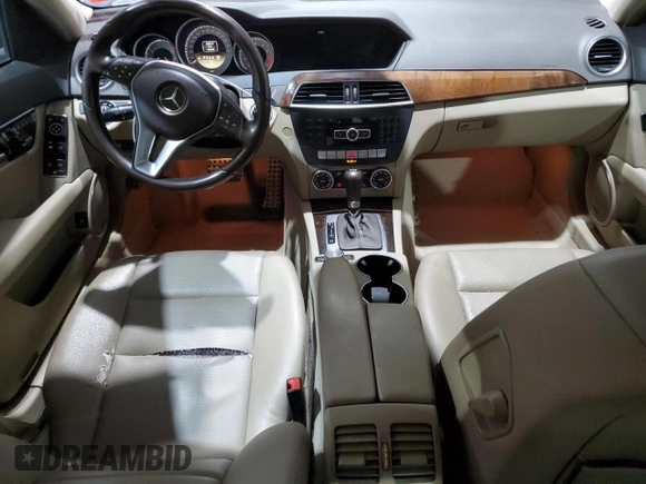 2012 Mercedes-Benz C 300 Sport with VIN WDDGF8BB3CR230244, listed as a Copart auction lot 47046855 with 112,648 mi miles and Salvage Title. Bid and sale history available at DreamBid. Image 8.