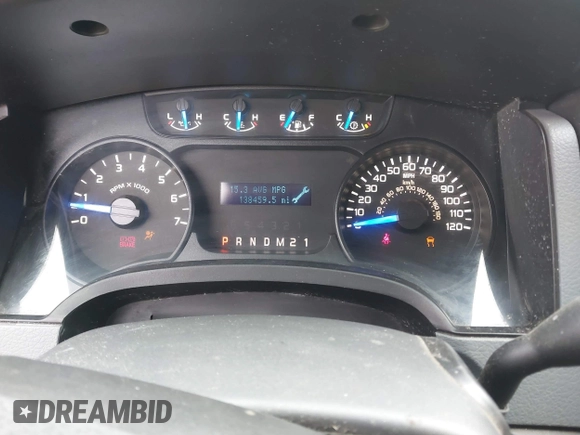 2014 Ford F-150 XL with VIN 1FTFX1CFXEFC62401, listed as a IAAI auction lot 41525607 with 138,459 mi miles. Bid and sale history available at carsss.com. Image 7.