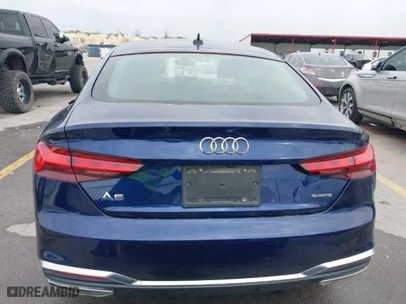 2021 Audi A5 Sportback S line Premium with VIN WAUDACF55MA012757, listed as a IAAI auction lot 41232405 with 1 mi miles. Bid and sale history available at carsss.com. Image 15.
