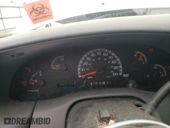 2004 Ford F-150 XL with VIN 2FTRF18244CA43689, listed as a Copart auction lot 57399855 with 152,772 mi miles and Salvage title. Bid and sale history available at DreamBid. Image 9.
