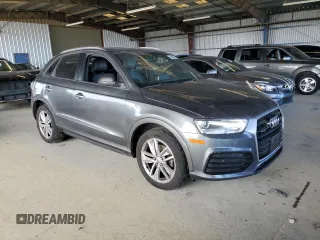 2018 Audi Q3 Premium with VIN WA1ECCFS1JR007540, listed as a Copart auction lot 62449775 with 118,766 mi miles and Salvage title. Bid and sale history available at DreamBid. Image 4.