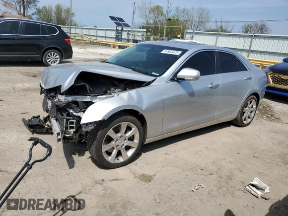 2014 Cadillac ATS Luxury AWD z VIN 1G6AH5RX0E0118215, wystawiony jako Copart lot #54903475 z przebiegiem 90 737 mil mil oraz Szkody całkowita. Historia ofert i sprzedaży dostępna na DreamBid. Obrazek 1.