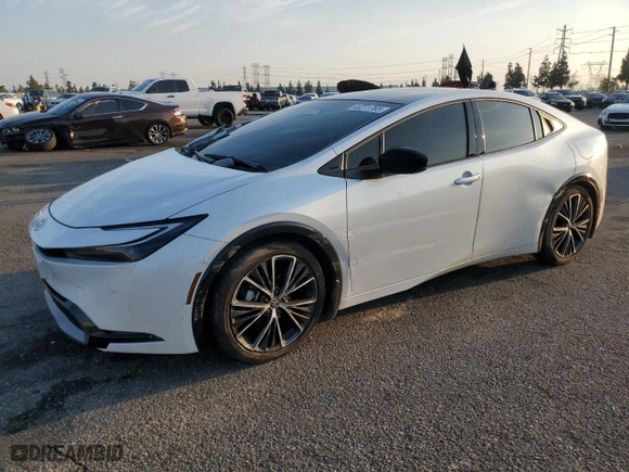 2024 Toyota Prius LE with VIN JTDACAAU7R3021135, listed as a Copart auction lot 43271765 with 18,416 mi miles and Salvage Title. Bid and sale history available at carsss.com. Image 1.