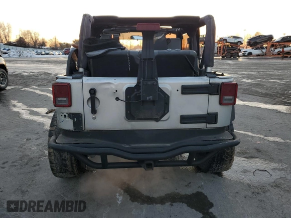 2007 Jeep Wrangler X with VIN 1J4FA24137L107083, listed as a Copart auction lot 88334565 with 156,689 mi miles and Salvage Title. Bid and sale history available at carsss.com. Image 6.