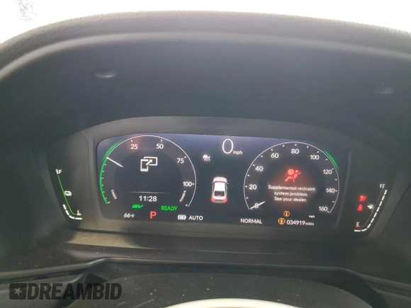 2023 Honda Accord EX-L with VIN 1HGCY2F68PA001108, listed as a Copart auction lot 51222075 with 34,919 mi miles and Salvage title. Bid and sale history available at DreamBid. Image 9.