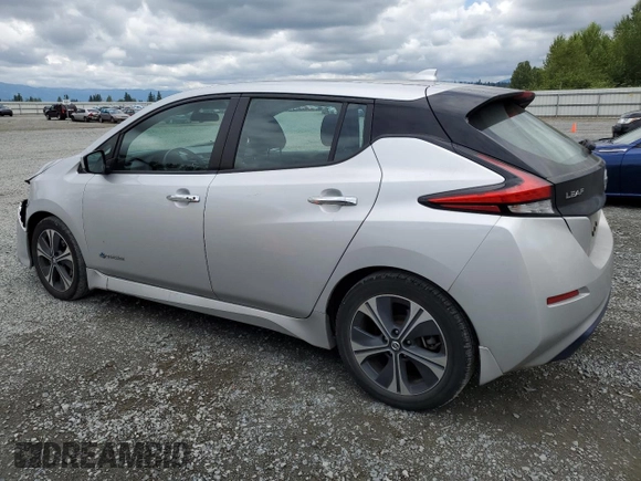 2019 Nissan LEAF SV with VIN 1N4AZ1CP0KC321892, listed as a Copart auction lot 64517345 with 36,840 mi miles and Salvage title. Bid and sale history available at DreamBid. Image 2.