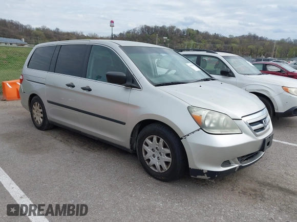 2007 Honda Odyssey LX z VIN 5FNRL38297B073742, wystawiony jako IAAI lot #41919129 z przebiegiem 152 584 mil mil oraz . Historia ofert i sprzedaży dostępna na DreamBid. Obrazek 1.