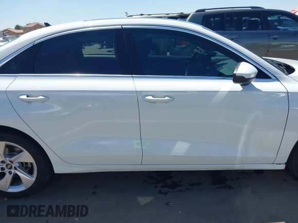 2023 Audi A3 Premium with VIN WAUAUDGY9PA128136, listed as a IAAI auction lot 42229138 with 24,147 mi miles and . Bid and sale history available at DreamBid. Image 13.