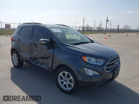 2020 Ford EcoSport SE with VIN MAJ3S2GE1LC333837, listed as a IAAI auction lot 41786054 with 28,134 mi miles. Bid and sale history available at carsss.com. Image 1.