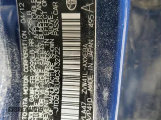 2012 Toyota Prius Two with VIN JTDZN3EU4C3132722, listed as a Copart auction lot 55067085 with 134,276 mi miles and Salvage Title. Bid and sale history available at DreamBid. Image 13.