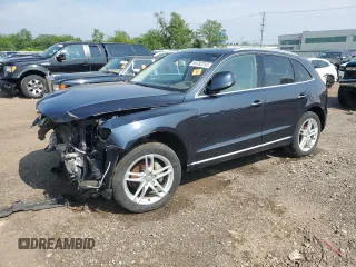 2015 Audi Q5 Premium Plus with VIN WA1LFAFP7FA131185, listed as a Copart auction lot 59782215 with 164,907 mi miles and Salvage title. Bid and sale history available at DreamBid. Image 1.