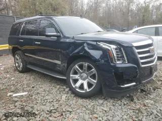 2017 Cadillac Escalade Luxury with VIN 1GYS4BKJ5HR217513, listed as a Copart auction lot 80950834 with 133,592 mi miles and Salvage Title. Bid and sale history available at carsss.com. Image 4.
