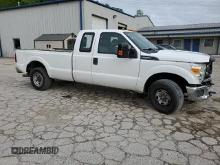 2015 Ford F-250 XLT with VIN 1FT7X2A65FED63415, listed as a Copart auction lot 55132515 with 227,269 mi miles and Salvage title. Bid and sale history available at DreamBid. Image 4.