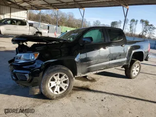 2021 Chevrolet Colorado 2WD LT with VIN 1GCGSCEN8M1267157, listed as a Copart auction lot 42739685 with 85,988 mi miles and Salvage Title. Bid and sale history available at carsss.com. Image 1.