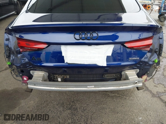 2021 Audi A5 Sportback S line Premium Plus with VIN WAUFACF52MA062945, listed as a IAAI auction lot 41808108 with 68,737 mi miles. Bid and sale history available at carsss.com. Image 21.