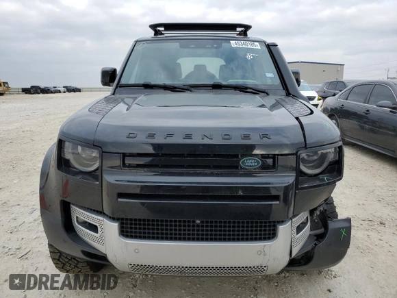 2020 Land Rover Defender HSE with VIN SALE9EEU9L2024965, listed as a Copart auction lot 45340185 with 49,705 mi miles and Salvage title. Bid and sale history available at DreamBid. Image 5.