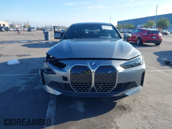 2024 BMW i4 eDrive40 with VIN WBY73AW05RFT33063, listed as a IAAI auction lot 41127587 with 1 mi miles. Bid and sale history available at carsss.com. Image 13.