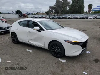 2022 Mazda Mazda3 Hatchback Premium with VIN JM1BPAML0N1518612, listed as a Copart auction lot 53709515 with 16,682 mi miles and Salvage Title. Bid and sale history available at carsss.com. Image 4.