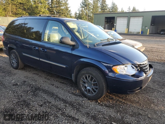 2006 Chrysler Town & Country LWB Touring with VIN 2A4GP54L36R818682, listed as a Copart auction lot 79756804 with 166,227 mi miles and Salvage Title. Bid and sale history available at carsss.com. Image 4.