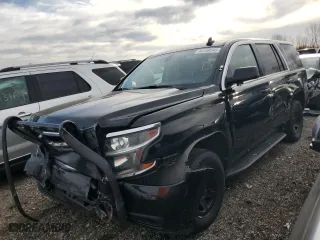 2020 Chevrolet Tahoe Commercial with VIN 1GNSKDEC4LR265881, listed as a Copart auction lot 44159245 with 73,568 mi miles and Clean Title. Bid and sale history available at carsss.com. Image 1.