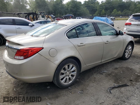 2013 Buick Regal with VIN 2G4GR5ER4D9165842, listed as a Copart auction lot 70135474 with 91,211 mi miles and Clean Title. Bid and sale history available at carsss.com. Image 3.