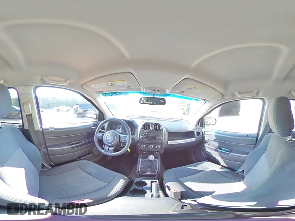 2017 Jeep Compass Sport SE with VIN 1C4NJCBA3HD134788, listed as a Copart auction lot 55398295 with 145,241 mi miles and Salvage title. Bid and sale history available at DreamBid. Image 15.