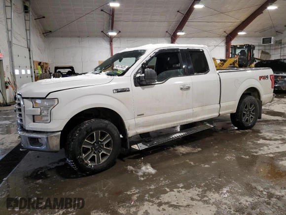2016 Ford F-150 XLT with VIN 1FTFX1EG0GFD08245, listed as a Copart auction lot 43473405 with 101,567 mi miles and Salvage Title. Bid and sale history available at carsss.com. Image 1.