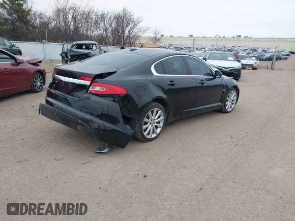 2010 Jaguar XF Premium Luxury with VIN SAJWA0GB9ALR58747, listed as a IAAI auction lot 41261594 with 1 mi miles. Bid and sale history available at carsss.com. Image 4.