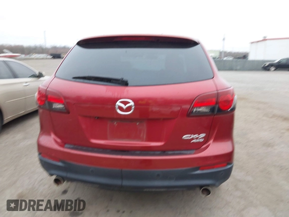 2015 Mazda CX-9 Touring with VIN JM3TB3CV3F0465744, listed as a IAAI auction lot 41790983 with 92,489 mi miles. Bid and sale history available at carsss.com. Image 16.