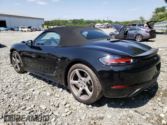 2017 Porsche 718 Boxster z VIN WP0CA2A85HS221846, wystawiony jako Copart lot #55542923 z przebiegiem 32 293 mil mil oraz . Historia ofert i sprzedaży dostępna na DreamBid. Obrazek 2.